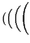 $\bigl( \Bigl( \biggl( \Biggl($