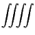 $\displaystyle \iiiint$
