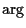 $\arg$