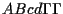 $\mathmc{ABcd$B$
